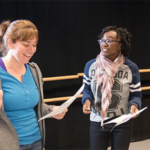 AACC students audition for theater.